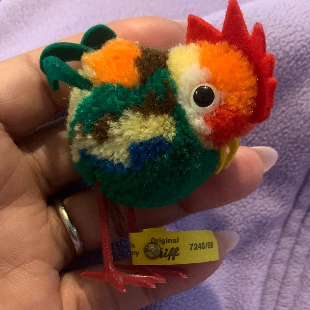 Vintage Steiff🐔Rooster Pom Pom